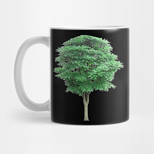 Green leafed tree, Tree Lindens Mug